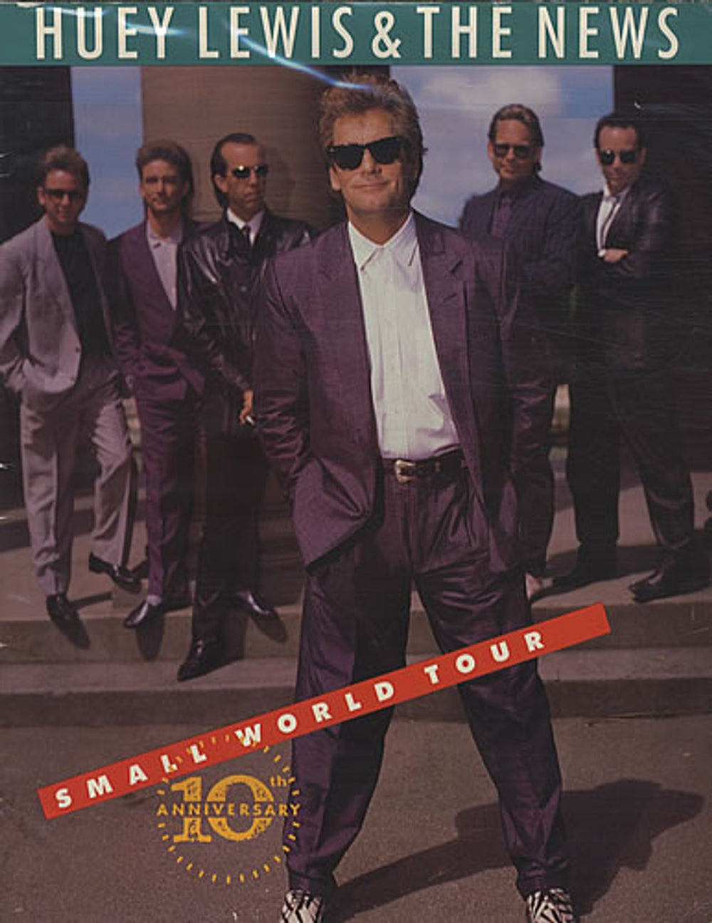 Huey Lewis & The News Small World Tour US tour programme TOUR PROGRAMME