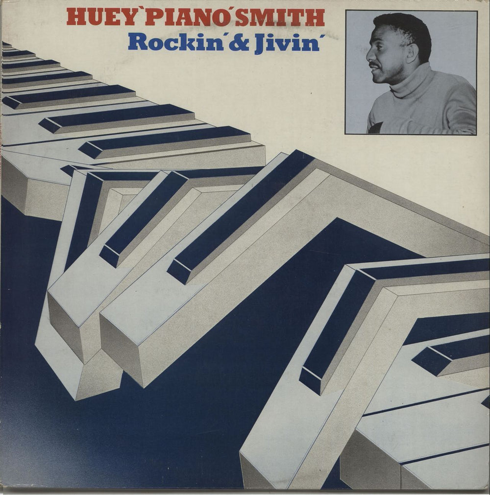 Huey 'Piano' Smith Rockin' & Jivin' UK vinyl LP album (LP record) CRM2020