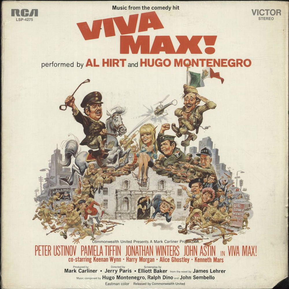 Hugo Montenegro Music From The Comedy Hit Viva Max! US vinyl LP album (LP record) LSP-4275