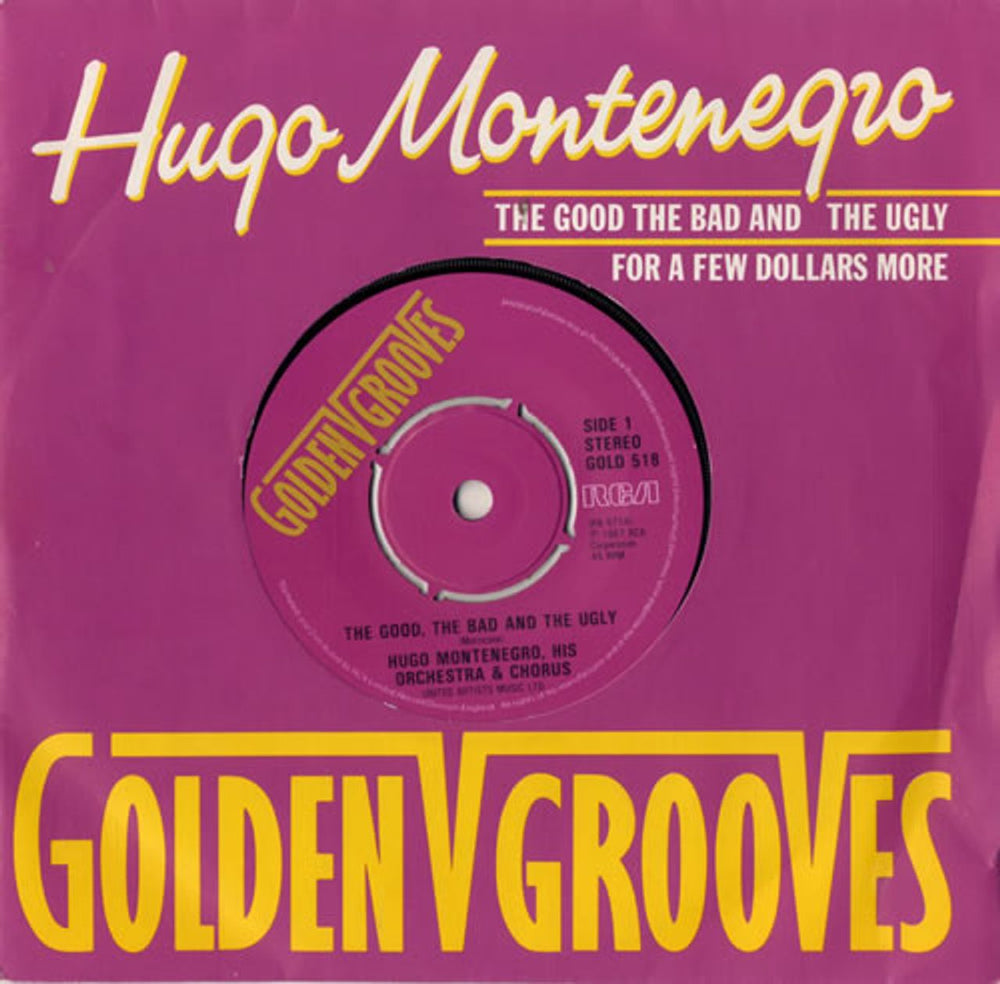 Hugo Montenegro The Good, The Bad And The Ugly UK 7" vinyl single (7 inch record / 45) GOLD518