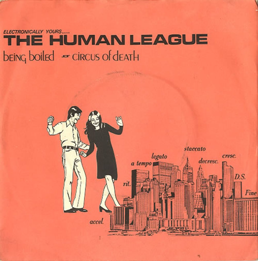 Human League Being Boiled - 2nd - P/S - Demo UK Promo 7" vinyl single (7 inch record / 45) FAST4