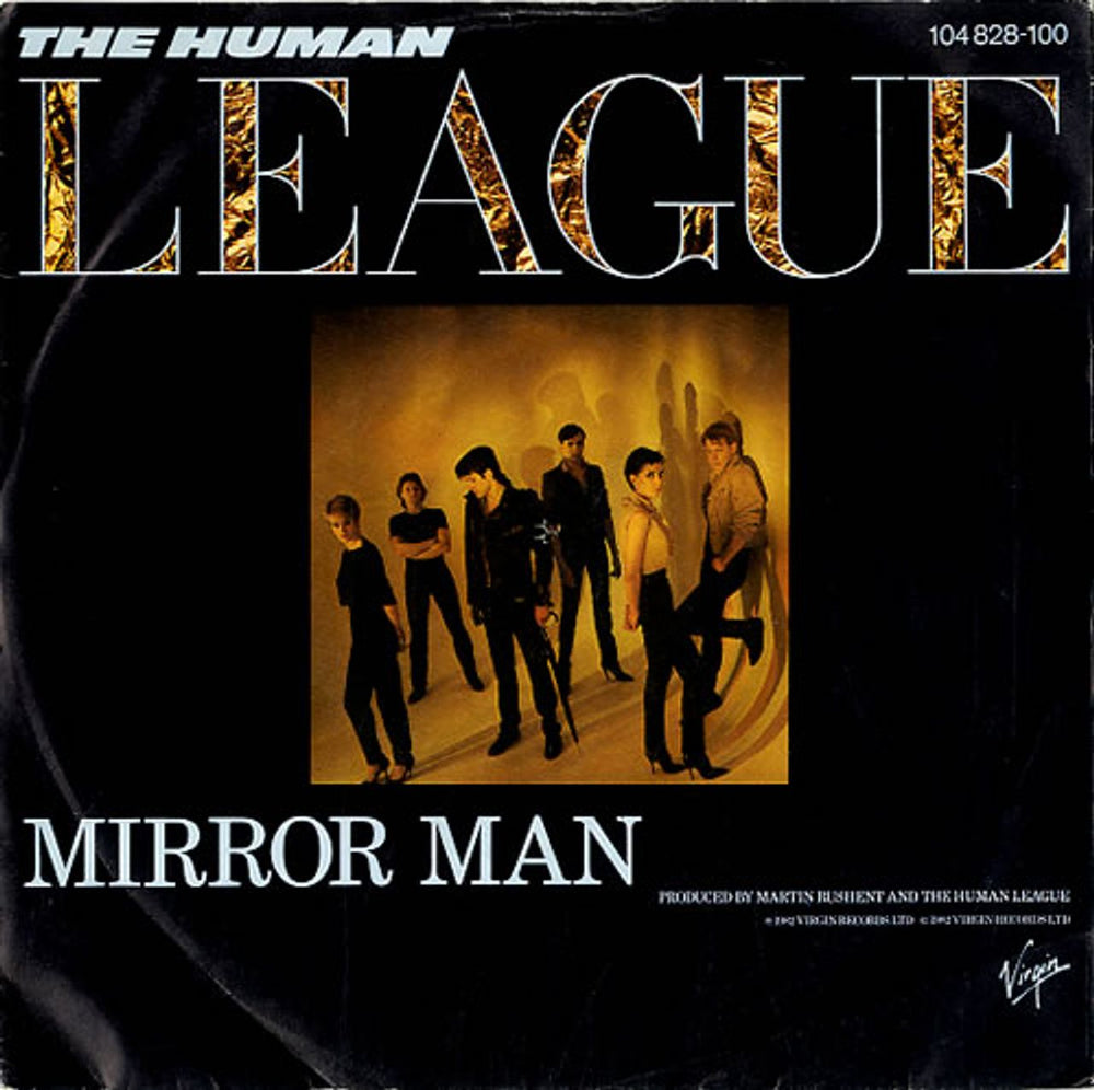 Human League Mirror Man UK 7" vinyl single (7 inch record / 45) 104828