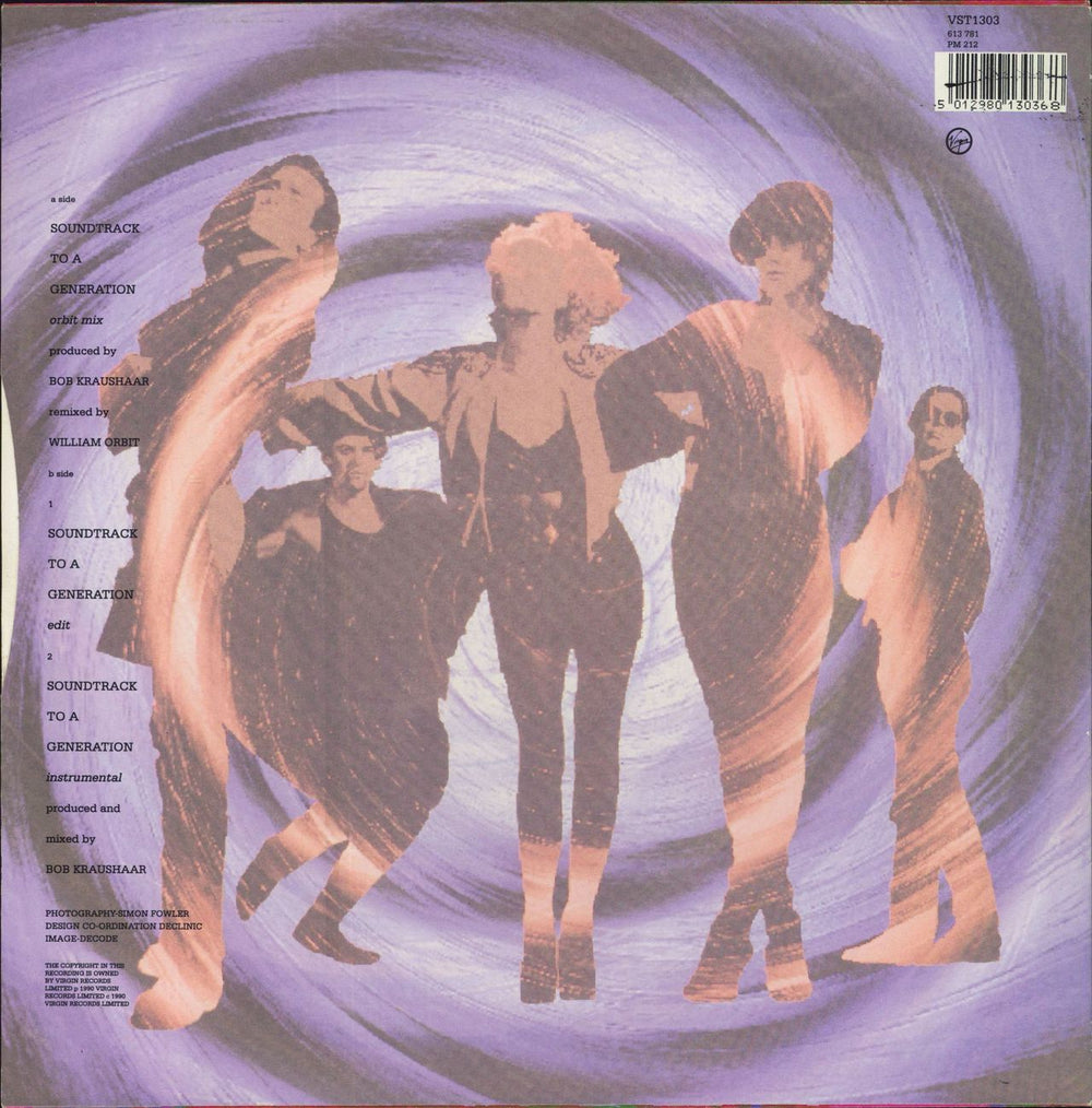 Human League Soundtrack To A Generation UK 12" vinyl single (12 inch record / Maxi-single) 5012980130368