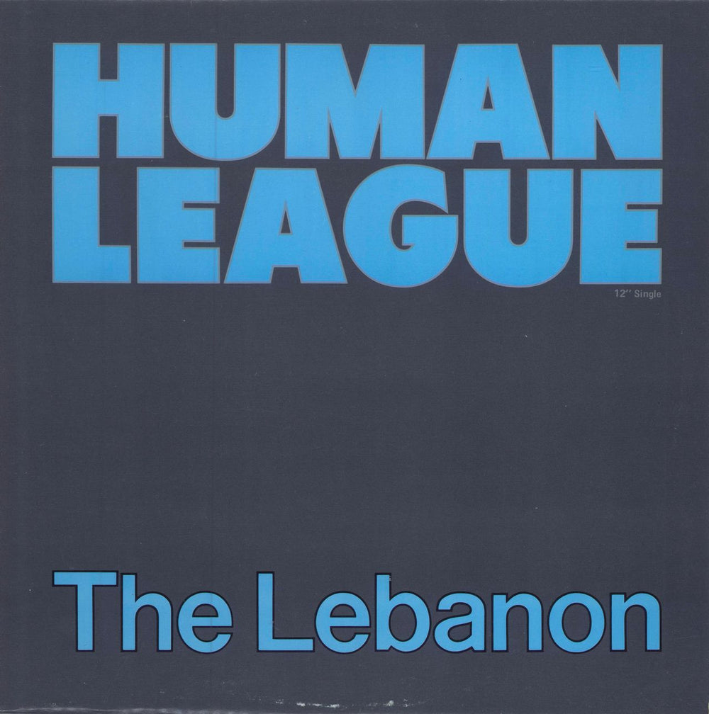 Human League The Lebanon Canadian 12" vinyl single (12 inch record / Maxi-single) VSX1186