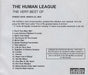 Human League The Very Best Of US Promo CD-R acetate CDR ACETATE