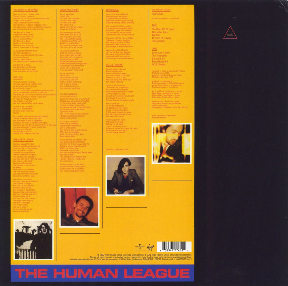 Human League Travelogue - 180gm UK vinyl LP album (LP record) 602547774811