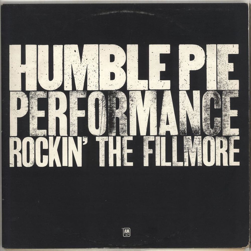 Humble Pie Performance: Rockin' The Fillmore - 1st - EX UK 2-LP vinyl record set (Double LP Album) AMLH63506