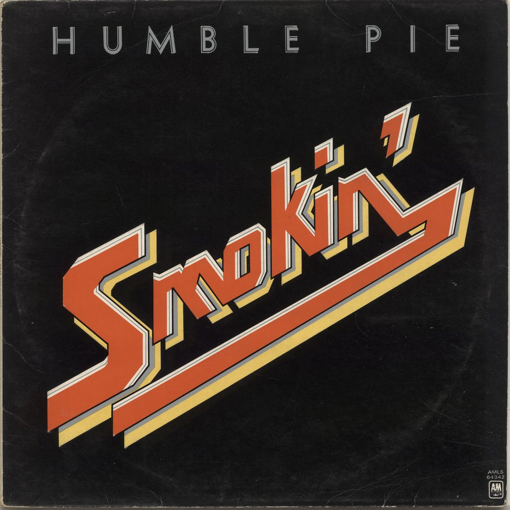 Humble Pie Smokin' - 1st - EX - Red Vinyl UK vinyl LP album (LP record) AMLS64342