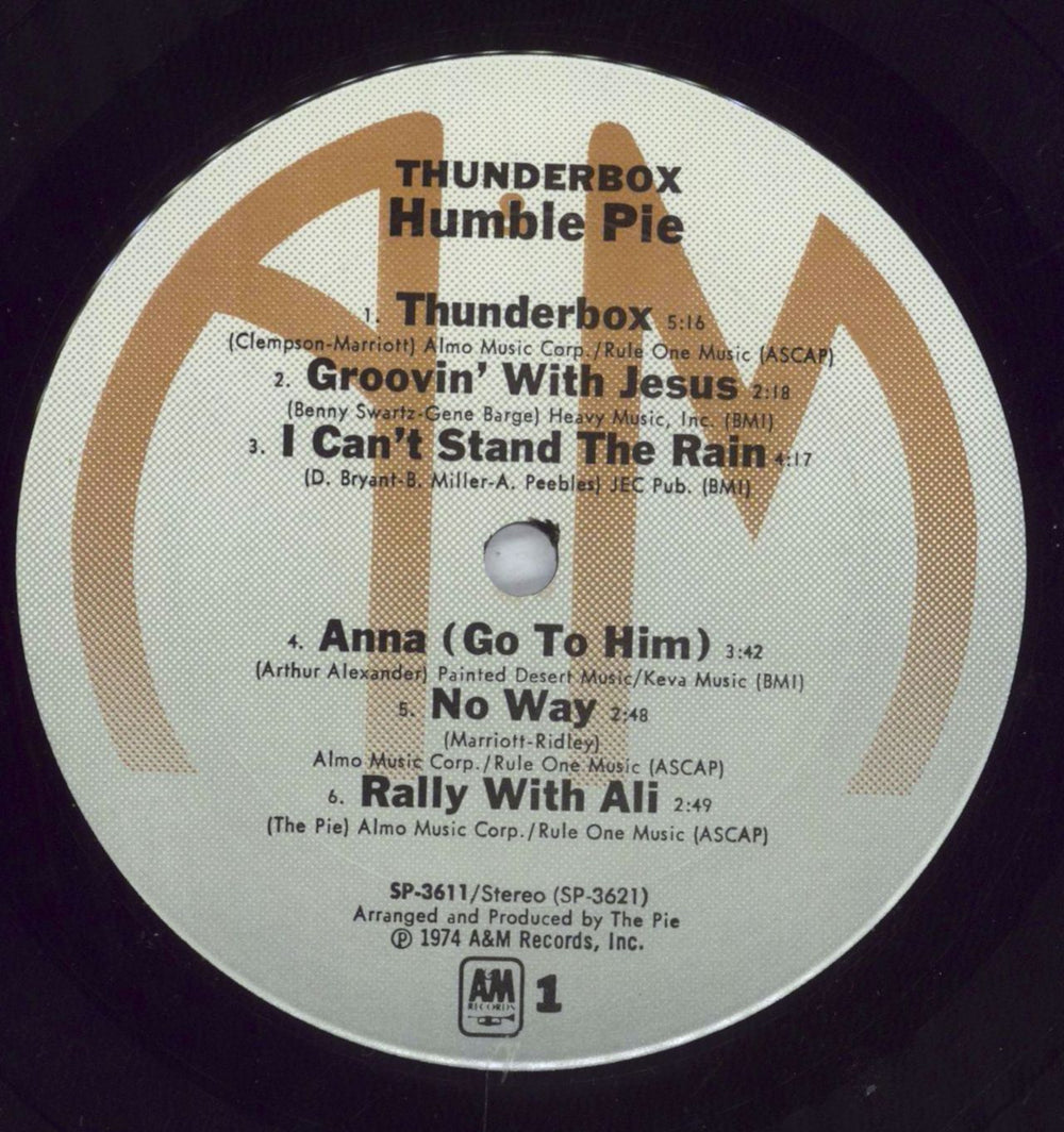 Humble Pie Thunderbox - 1st - Shrink US vinyl LP album (LP record) HMBLPTH825691