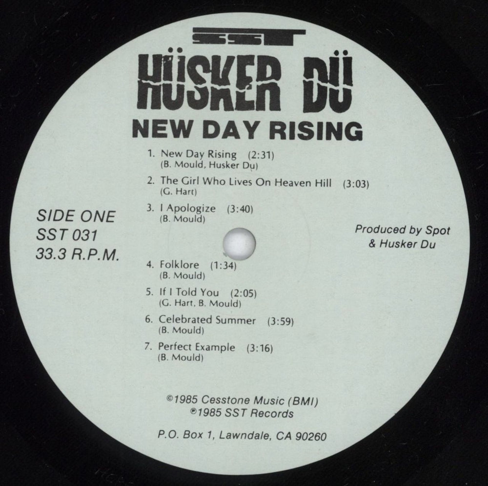 Husker Du New Day Rising - Shrink + Inner UK vinyl LP album (LP record) HDULPNE811907