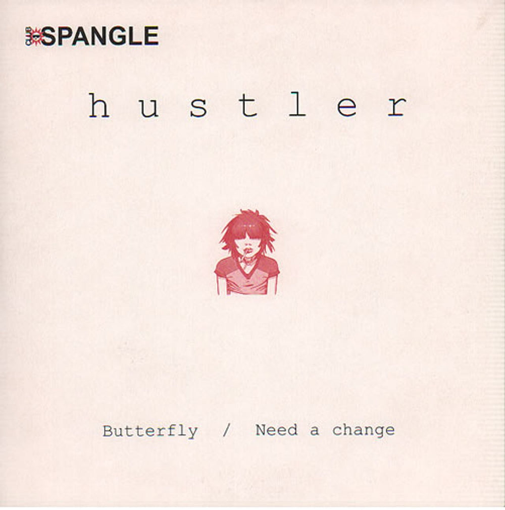 Hustler (Indie) Butterfly / Need A Change UK 7" vinyl single (7 inch record / 45) SPANG008