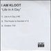 I Am Kloot Life In A Day UK Promo CD-R acetate CD-R ACETATE