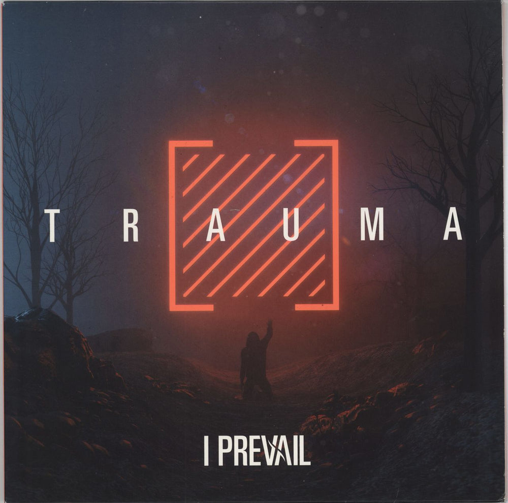 I Prevail Trauma - Neon Magenta and Clear Split Vinyl German vinyl LP album (LP record) FEAR00704