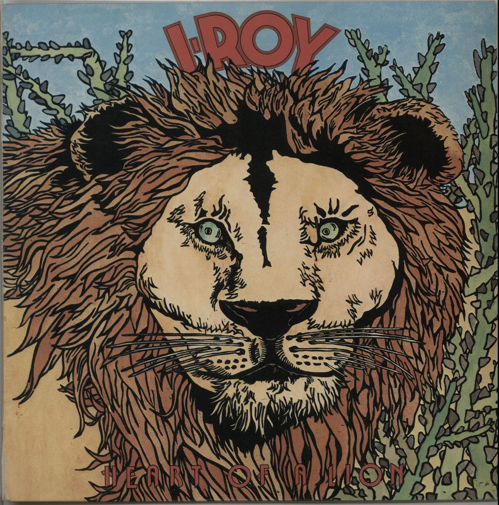 I Roy Heart Of A Lion UK vinyl LP album (LP record) FL1001