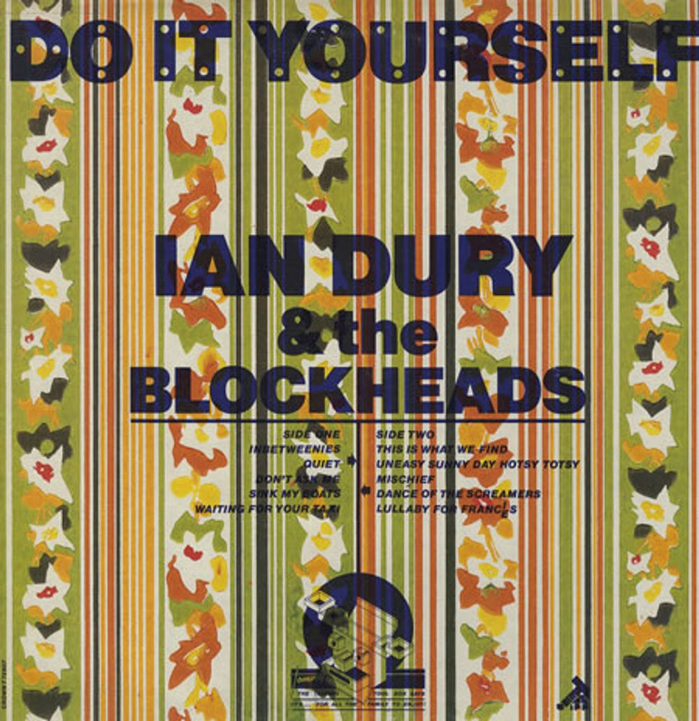 Ian Dury Do It Yourself - T72907 UK vinyl LP album (LP record) SEEZ14