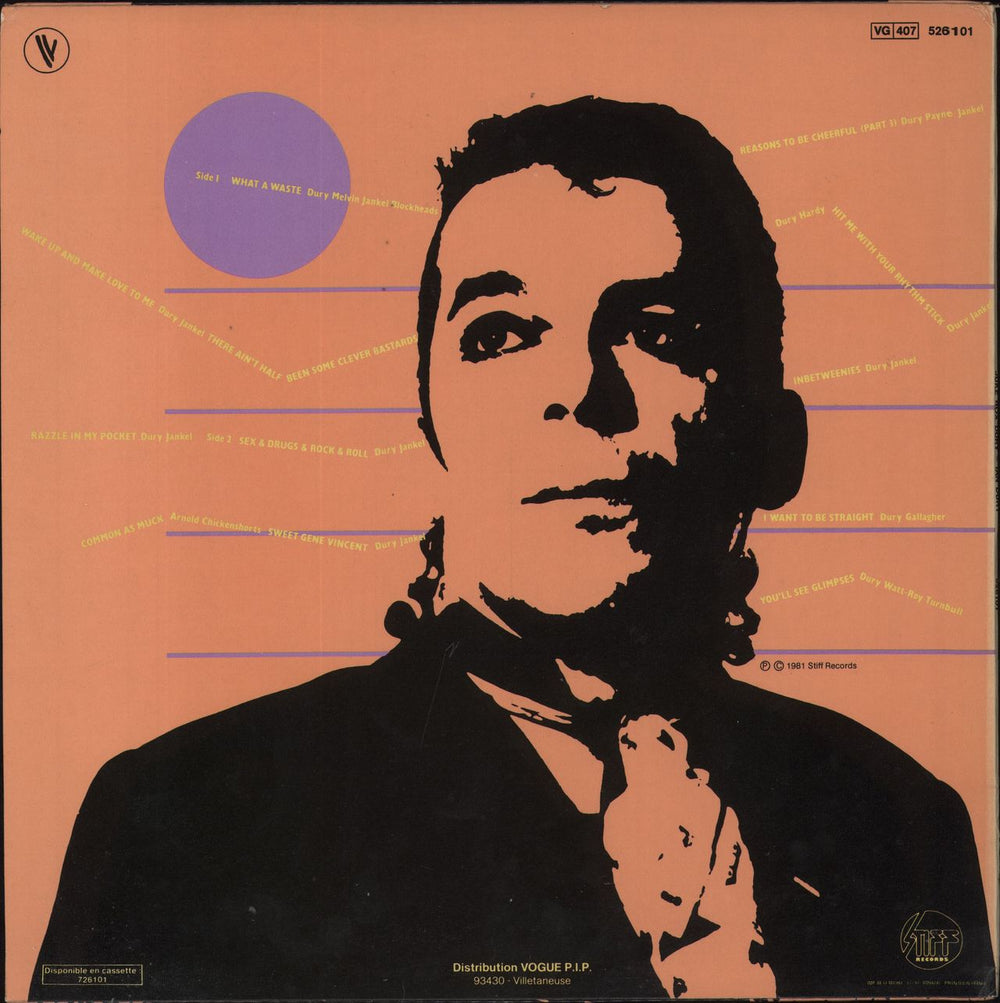 Ian Dury Juke-Box Jury French vinyl LP album (LP record) 526101