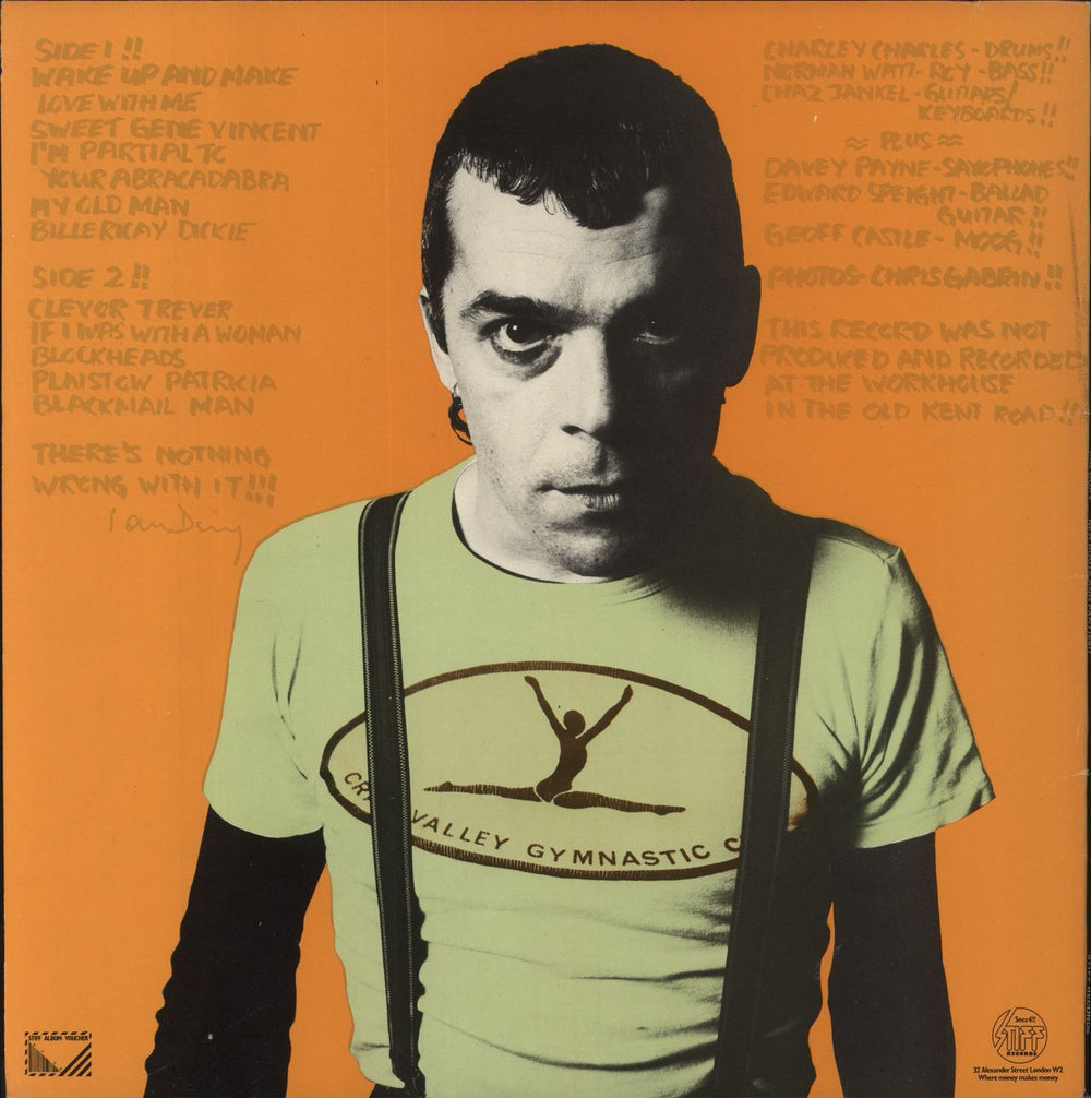 Ian Dury New Boots And Panties UK vinyl LP album (LP record)