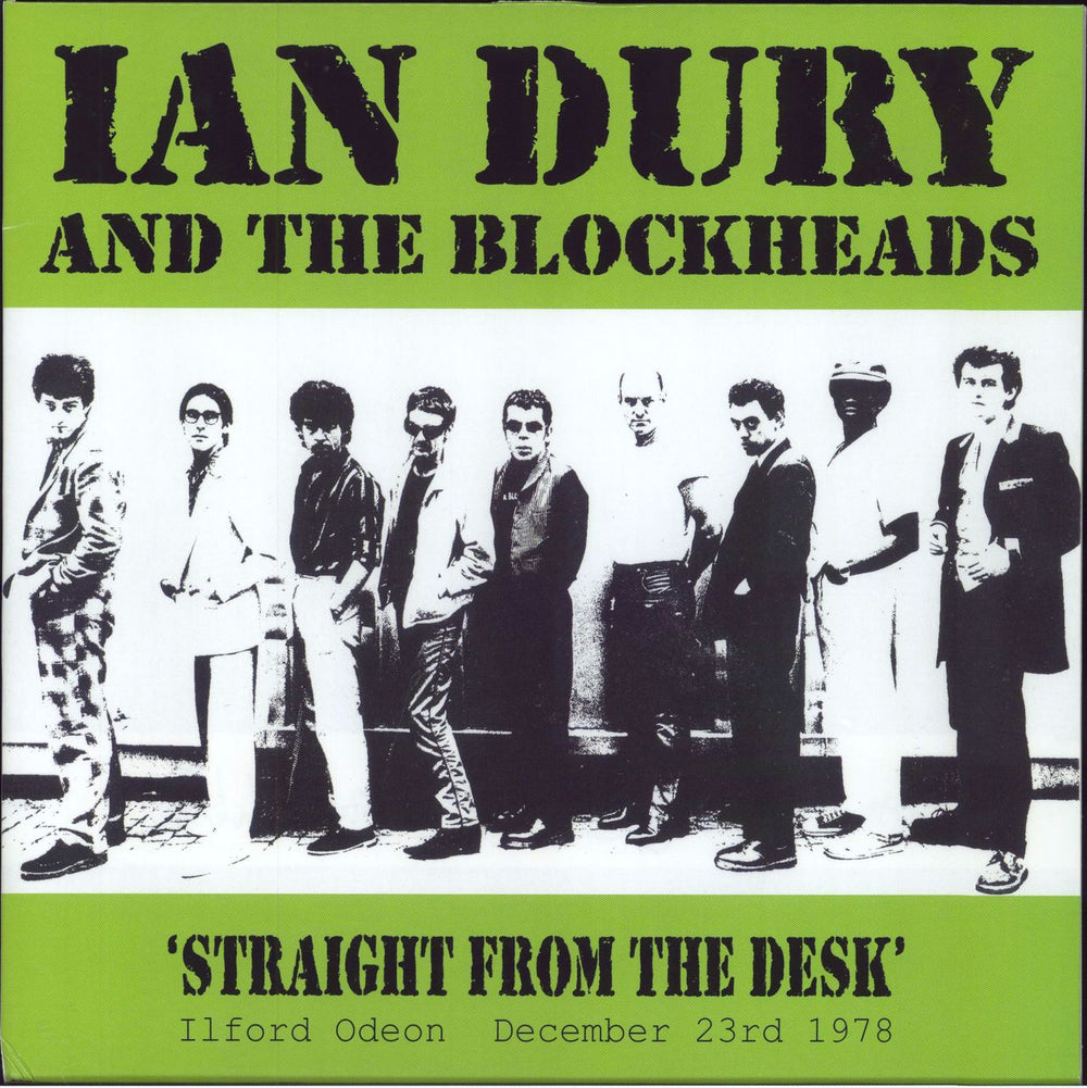 Ian Dury Straight From The Desk UK 2-LP vinyl record set (Double LP Album) BLOX010 / BLOXLIVE001V