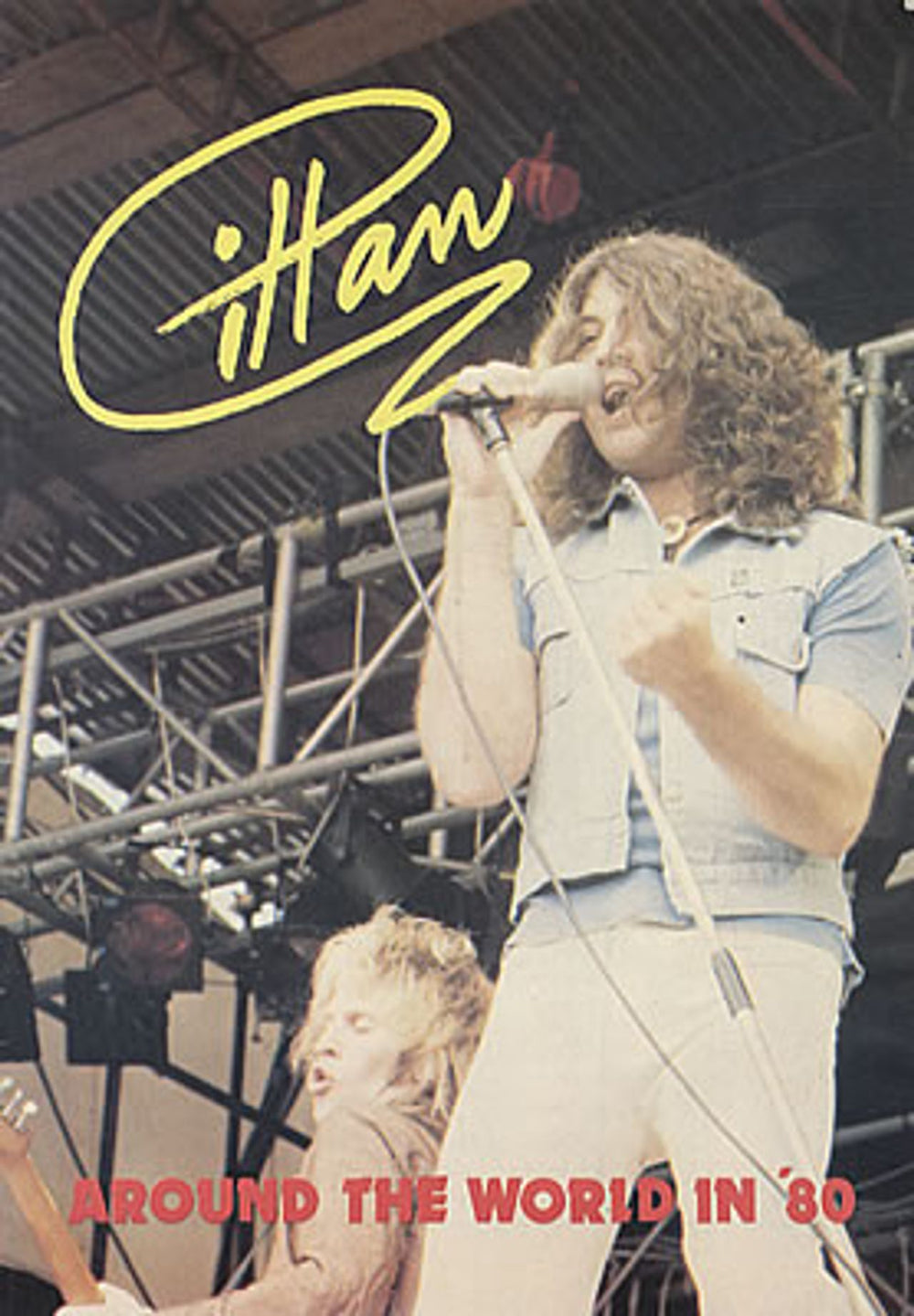 Ian Gillan Around The World In '80 UK Promo tour programme TOUR PROGRAMME