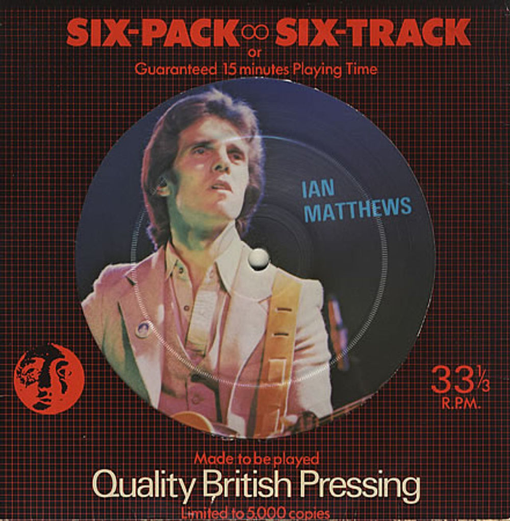 Ian Matthews Six-Pack/Six-Track UK 7" vinyl picture disc (7 inch picture disc single) SIXPACK3