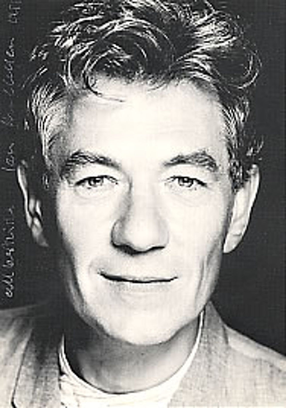 Ian McKellen A Knight Out In Los Angeles - Autographed US Promo memorabilia SIGNED PHOTOCARD