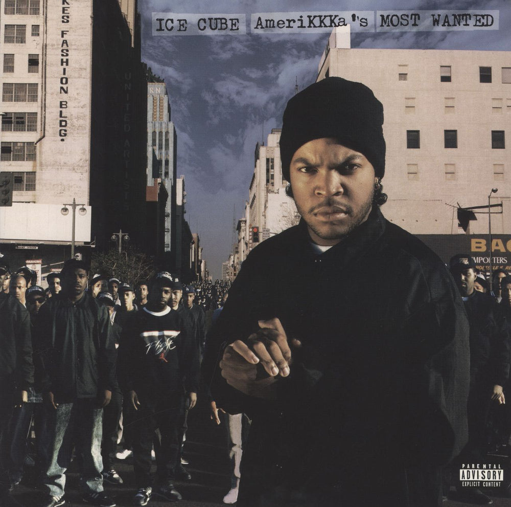 Ice Cube Amerikkka's Most Wanted UK 2-LP vinyl record set (Double LP Album) 72435-37601-1-3