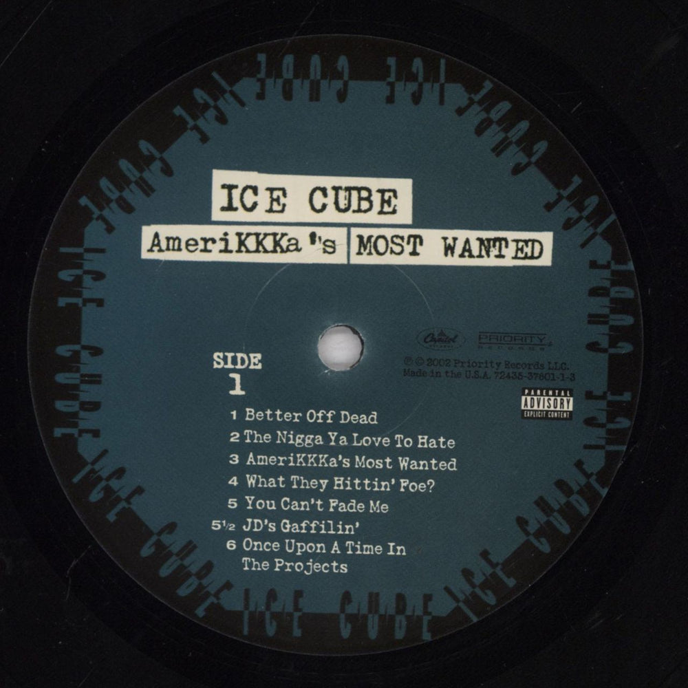 Ice Cube Amerikkka's Most Wanted UK 2-LP vinyl record set (Double LP Album) ICC2LAM831947