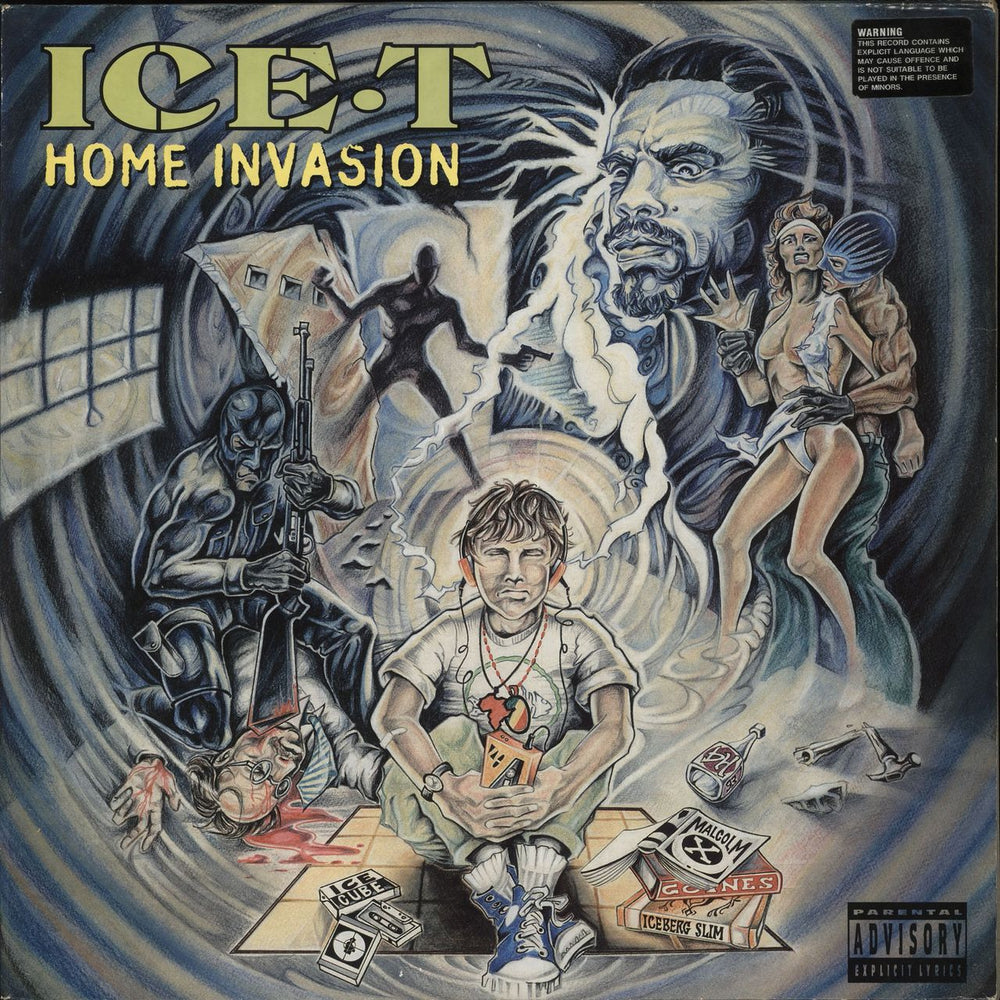 Ice T Home Invasion UK 2-LP vinyl record set (Double LP Album) RSYN1