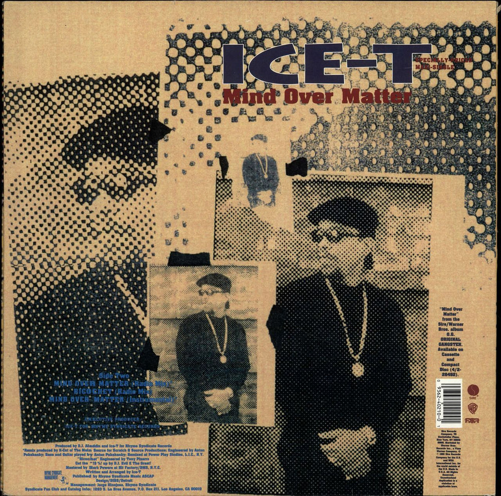 Ice T Ricochet US 12" vinyl single (12 inch record / Maxi-single) 093624021001