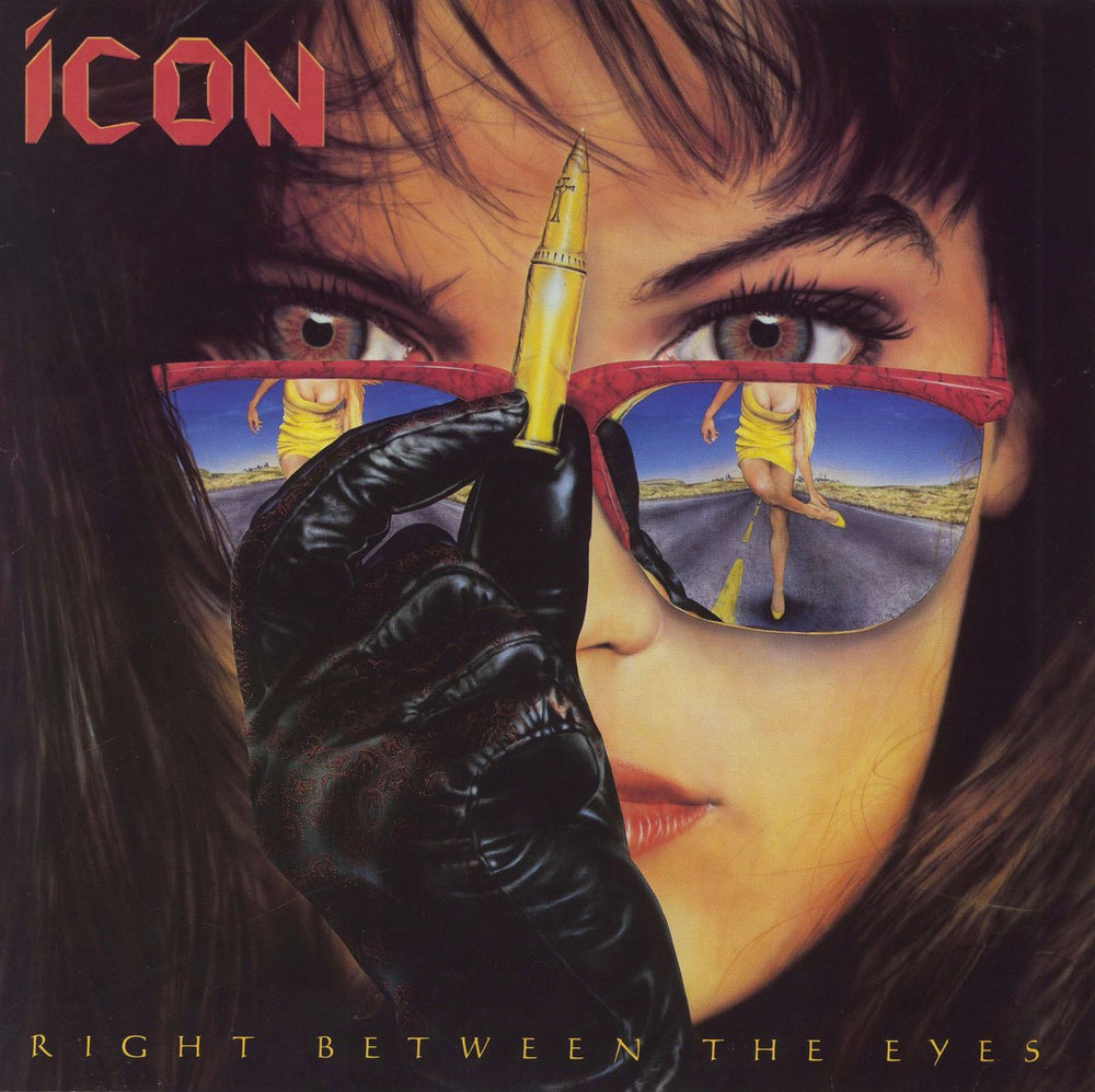 Icon Right Between The Eyes German vinyl LP album (LP record) 782010-1