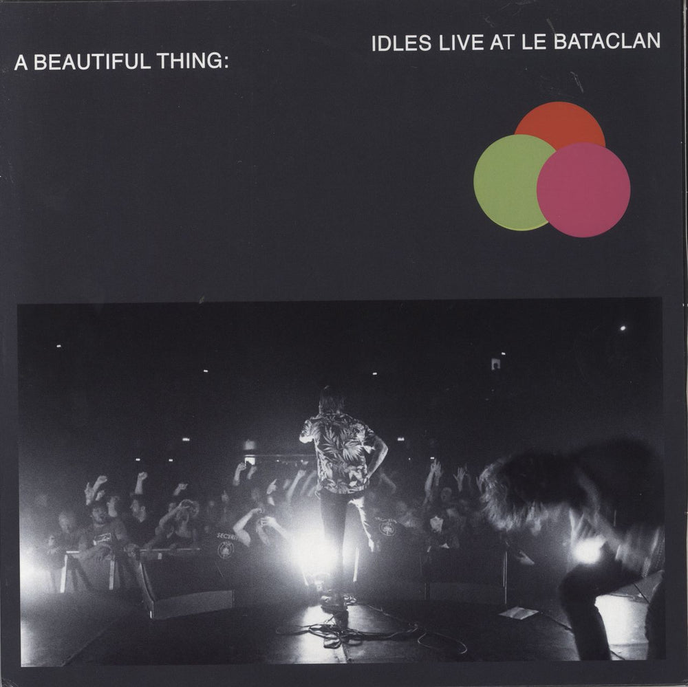 Idles A Beautiful Thing: Idles Live At Le Bataclan - Neon Pink Vinyl + Dark Grey Sleeve UK 2-LP vinyl record set (Double LP Album) PTKF2174-5