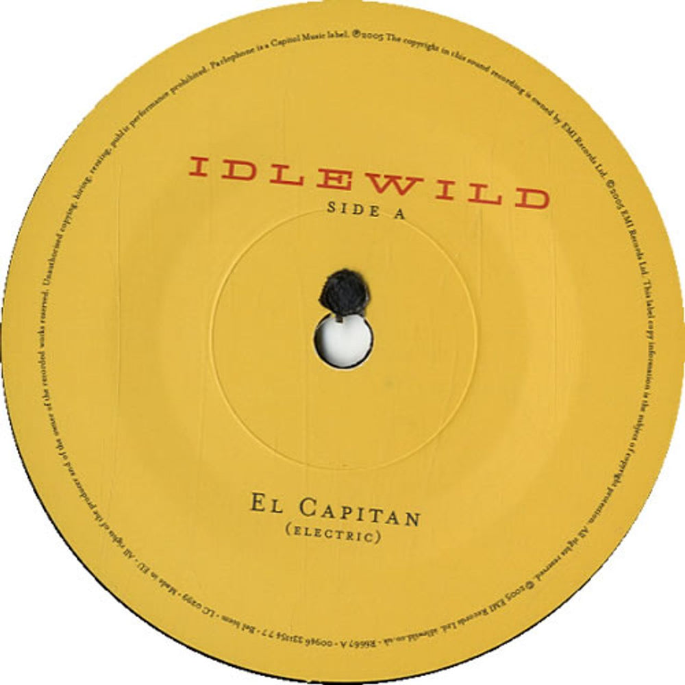 Idlewild El Capitan UK 7" vinyl single (7 inch record / 45) IDW07EL328880