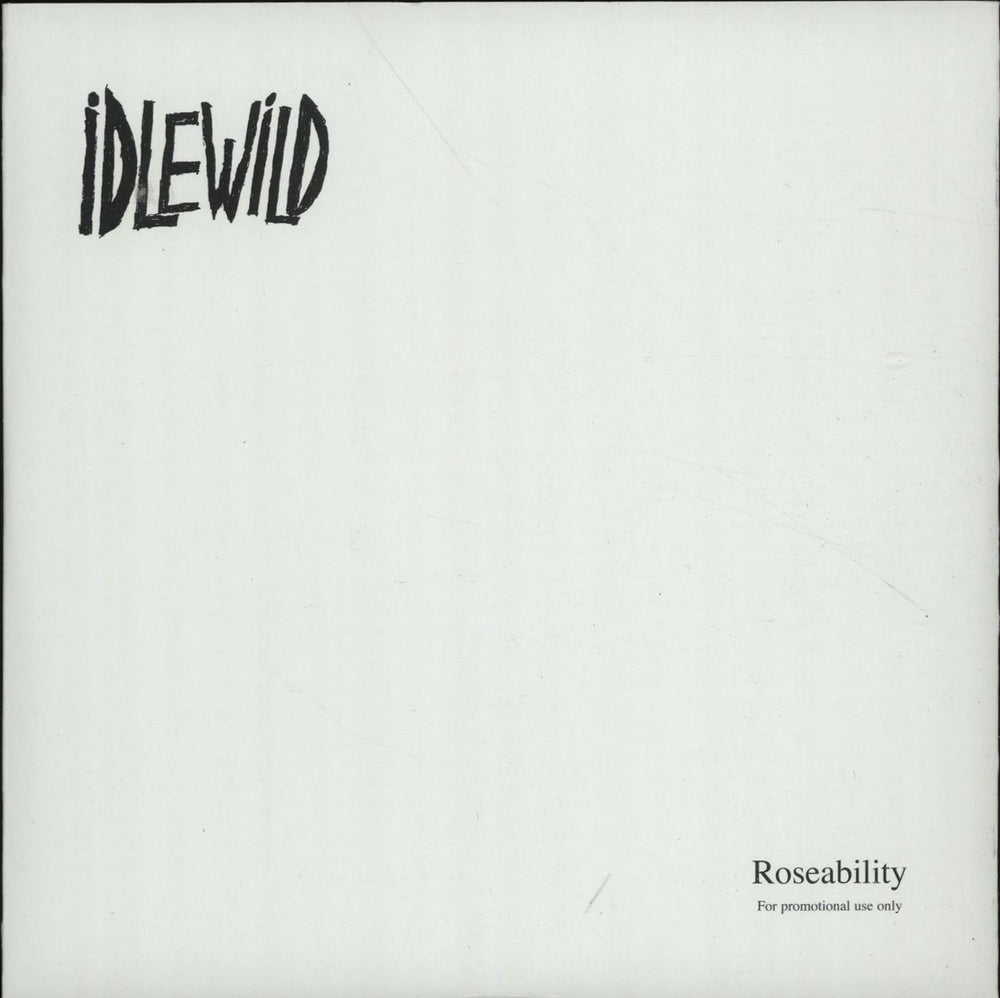 Idlewild Roseability UK Promo CD single (CD5 / 5") CDFOODDJ134