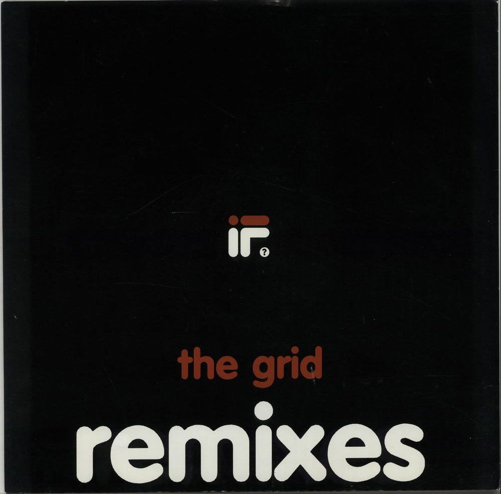 If? If? (The Grid Remixes) UK 12" vinyl single (12 inch record / Maxi-single) MCSX1531