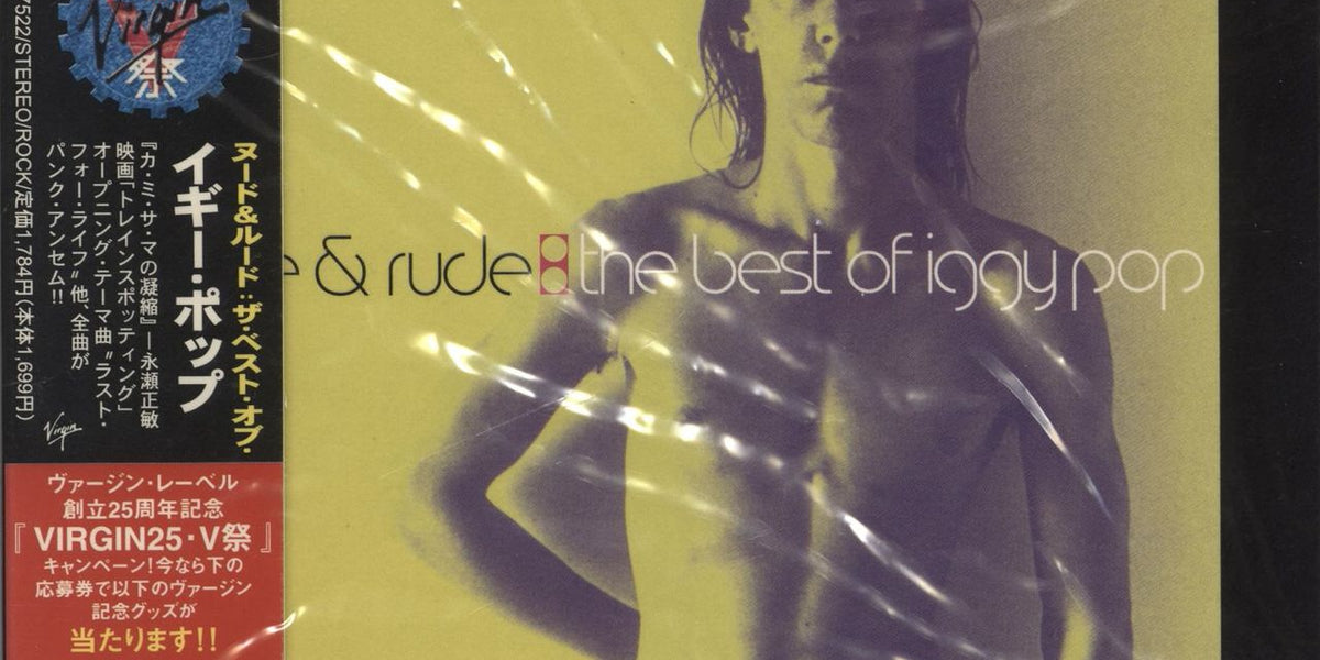 Iggy Pop Nude & Rude - The Best Of Japanese CD album — RareVinyl.com