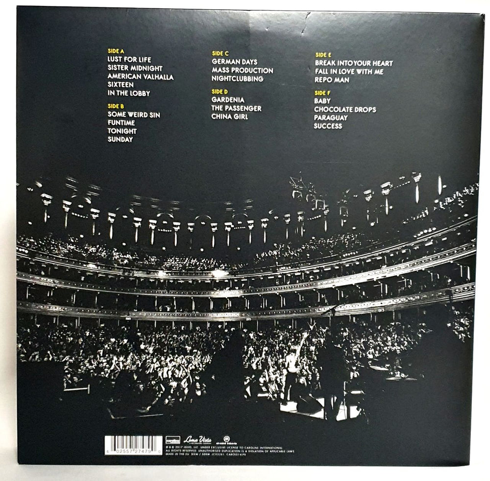 Iggy Pop Post Pop Depression: Live At The Royal Albert Hall - RSD17 UK 3-LP vinyl record set (Triple LP Album) 2017