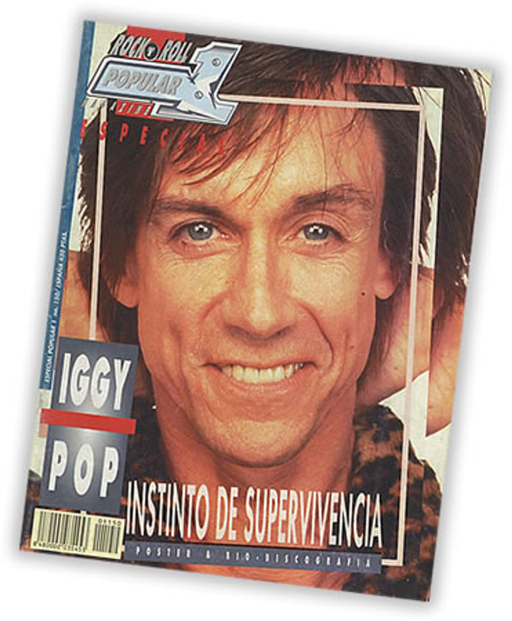 Iggy Pop Rock N Roll Popular 1 Magazine Spanish magazine