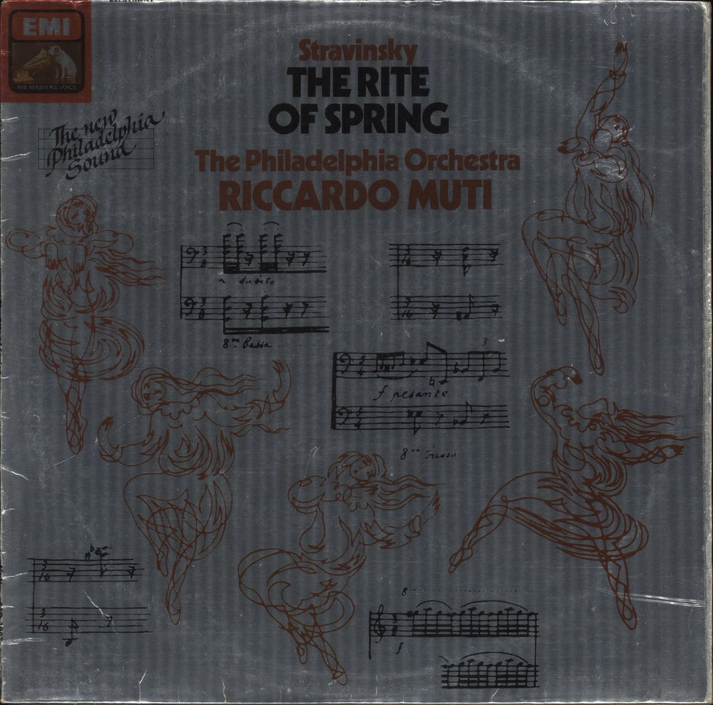 Igor Stravinsky The Rite of Spring UK vinyl LP album (LP record) ASD3807