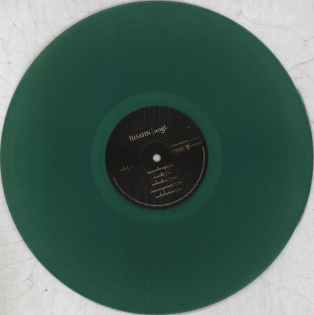 Ihsahn angL - Green vinyl UK vinyl LP album (LP record) 4L4LPAN825420