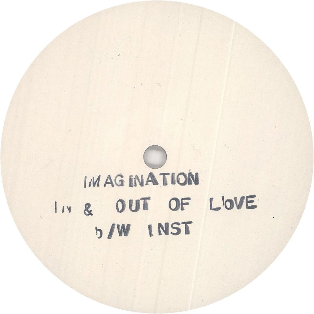 Imagination In And Out Of Love UK Promo 12" vinyl single (12 inch record / Maxi-single) RBL202