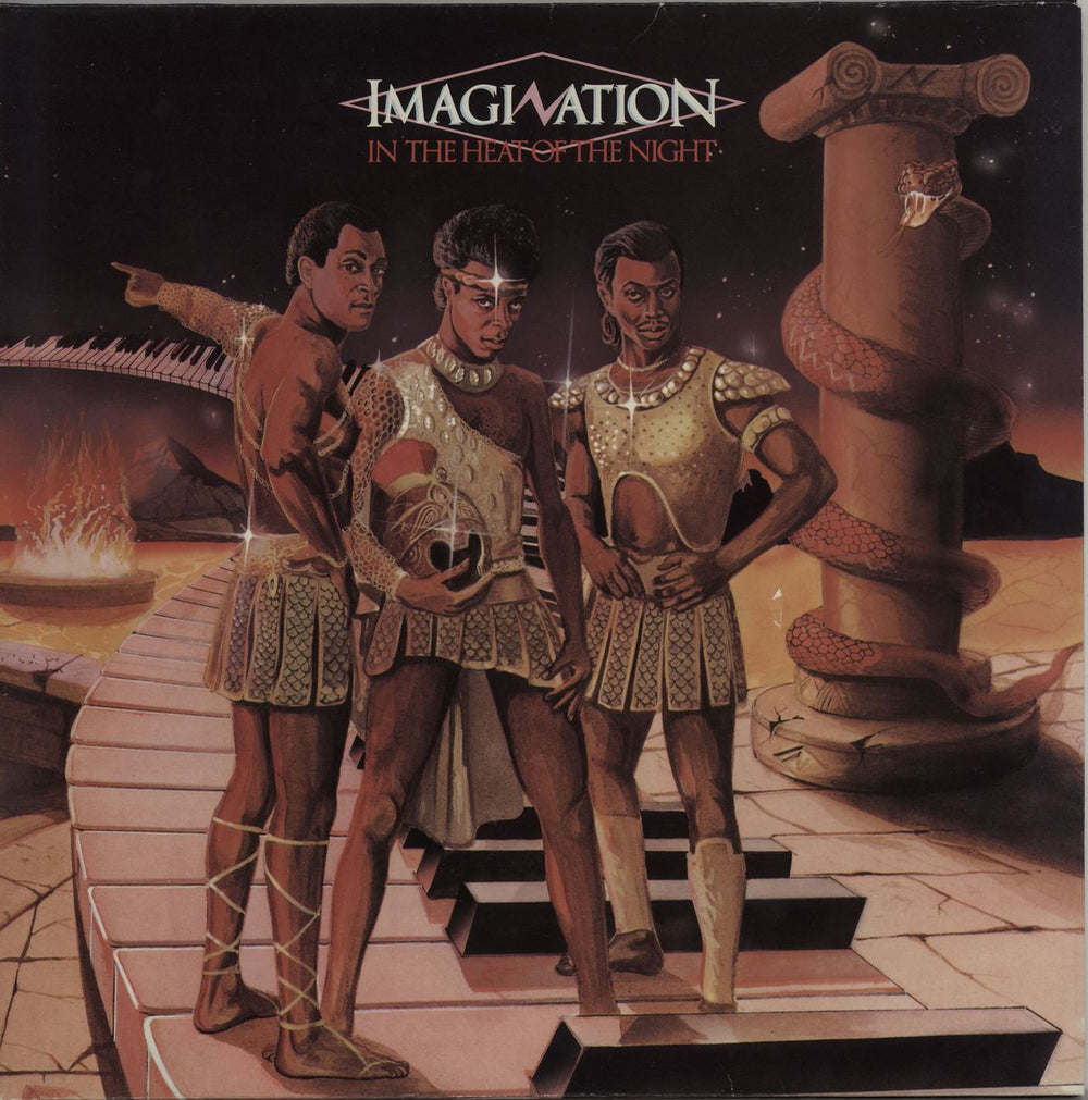 Imagination In The Heat Of The Night UK vinyl LP album (LP record) RBLP1002