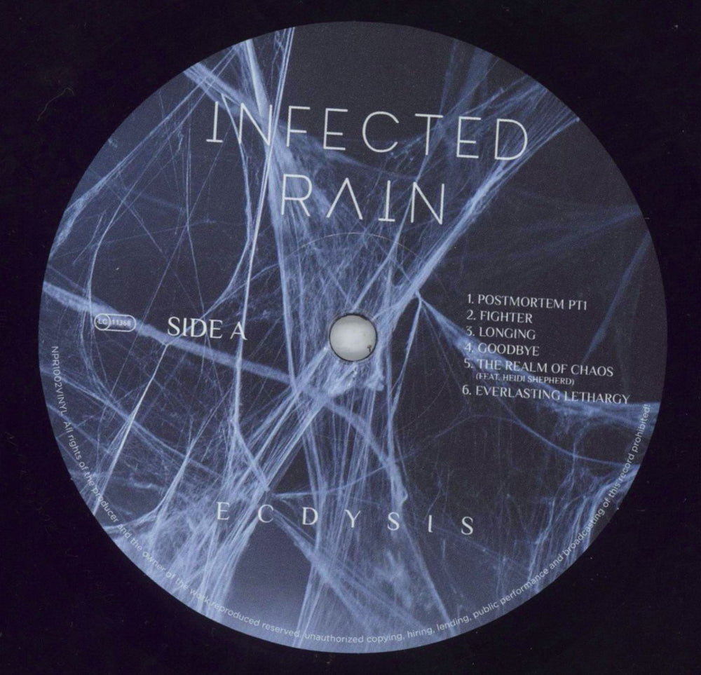 Infected Rain Ecdysis German vinyl LP album (LP record) 6NTLPEC818787