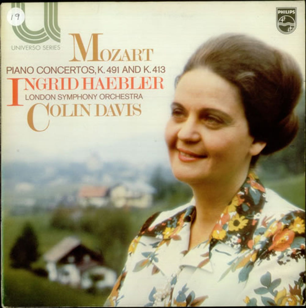 Ingrid Haebler Mozart: Piano Concertos, K491 and K.413 UK vinyl LP album (LP record) 6580069