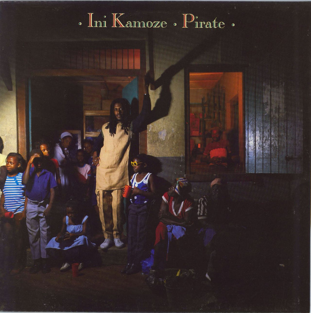 Ini Kamoze Pirate UK vinyl LP album (LP record) ILPS9845