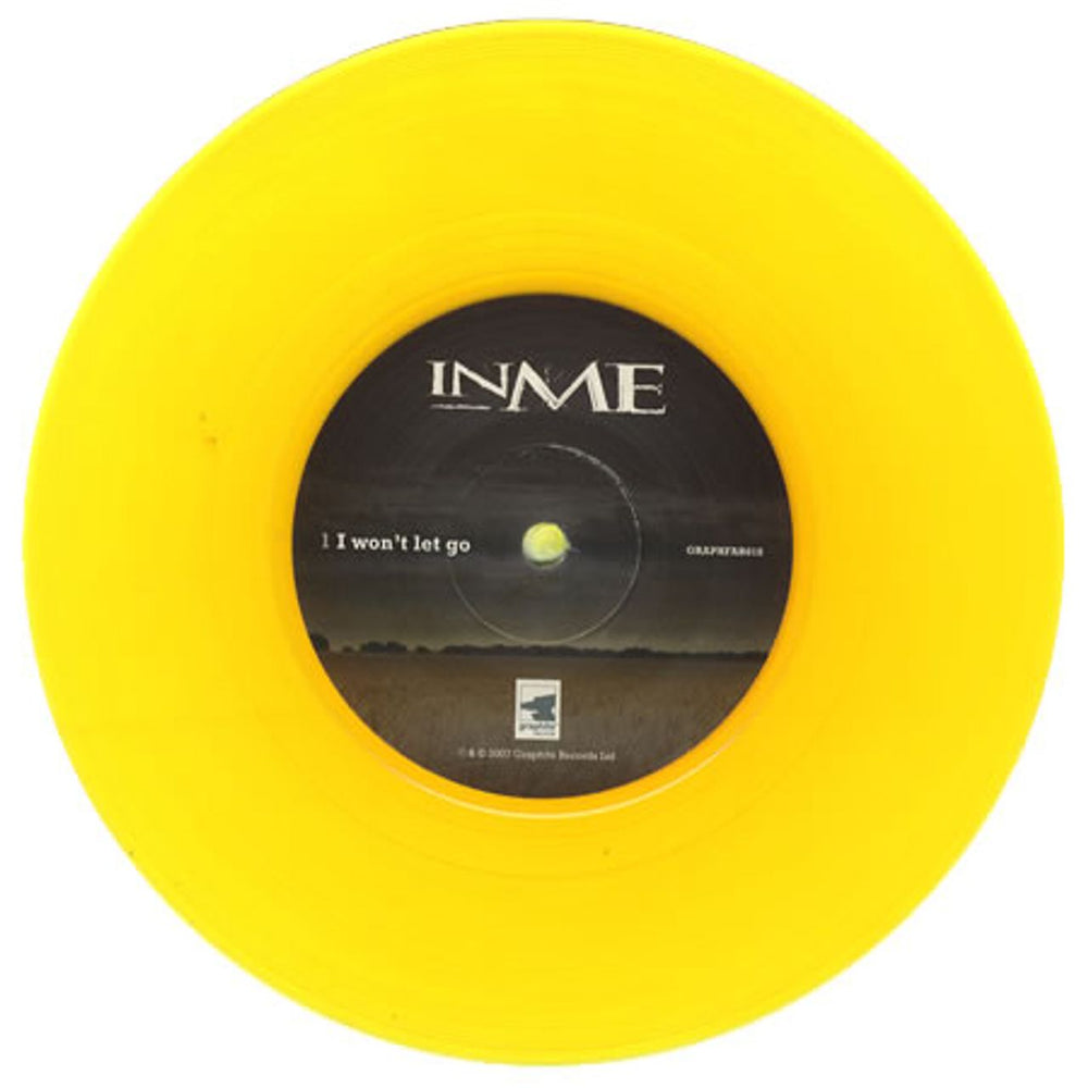 InMe I Won't Let Go - Yellow Vinyl UK 7" vinyl single (7 inch record / 45) I-M07IW410862