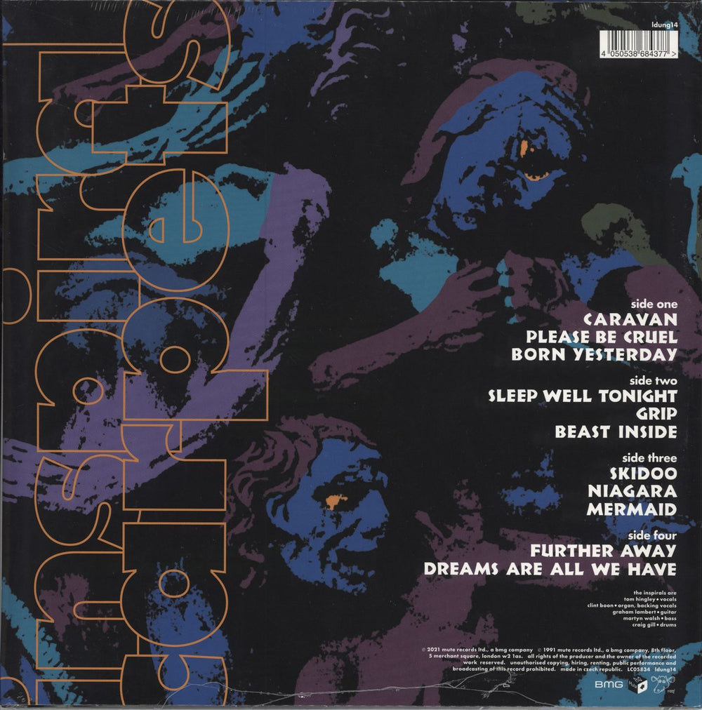 Inspiral Carpets The Beast Inside - Purple vinyl UK 2-LP vinyl record set (Double LP Album) 4050538684377