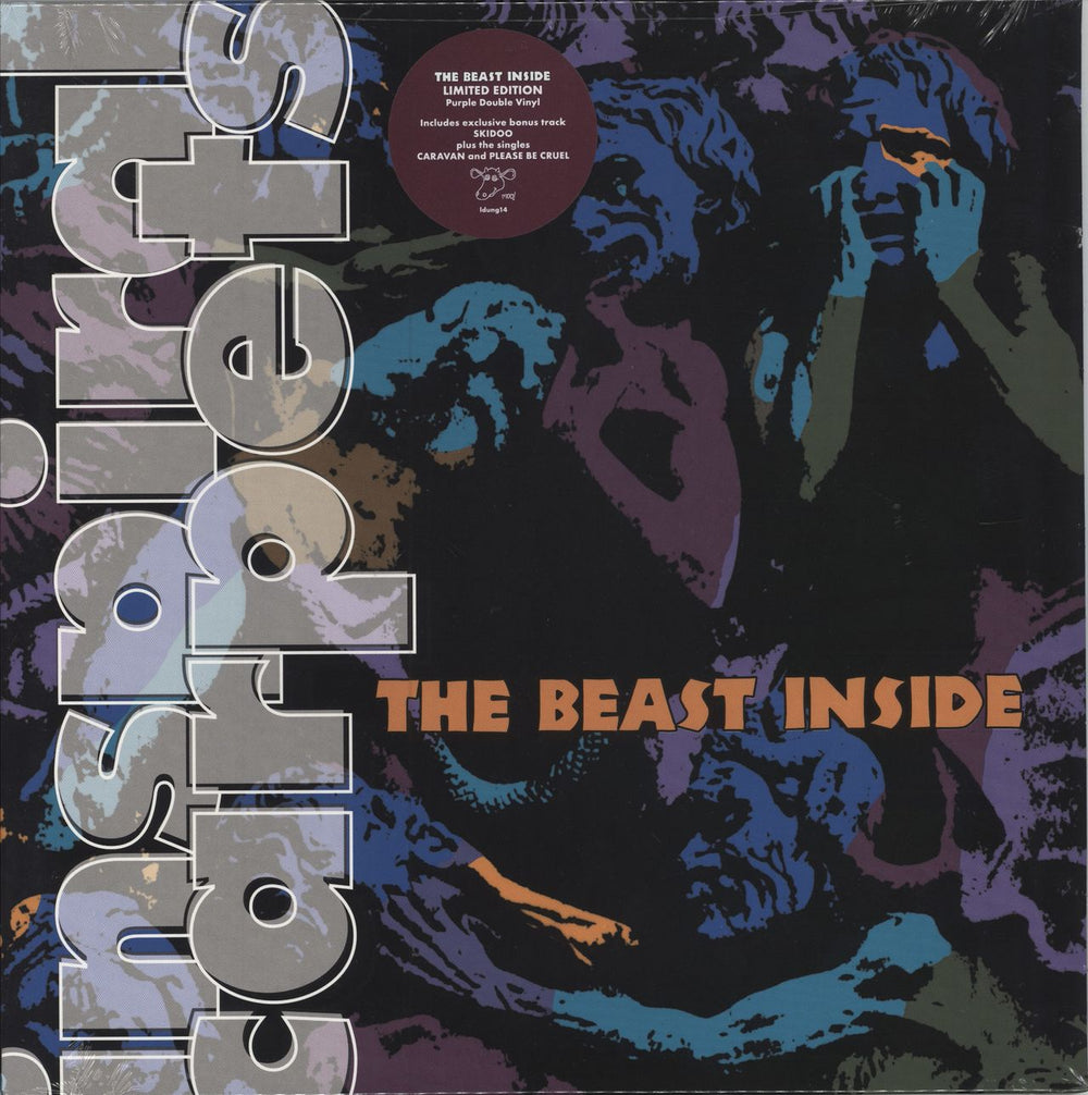 Inspiral Carpets The Beast Inside - Purple vinyl UK 2-LP vinyl record set (Double LP Album) LDUNG14