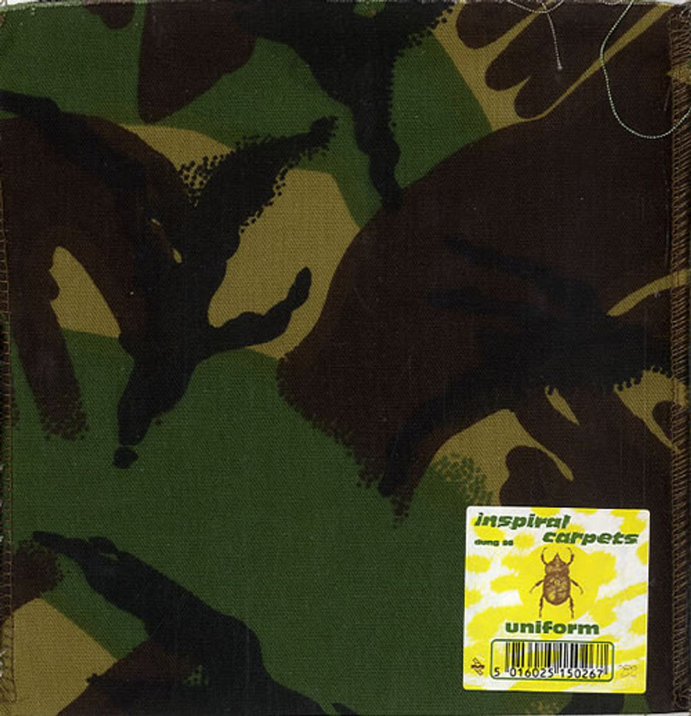 Inspiral Carpets Uniform - Camouflage Sleeve UK 7" vinyl single (7 inch record / 45) DUNG26