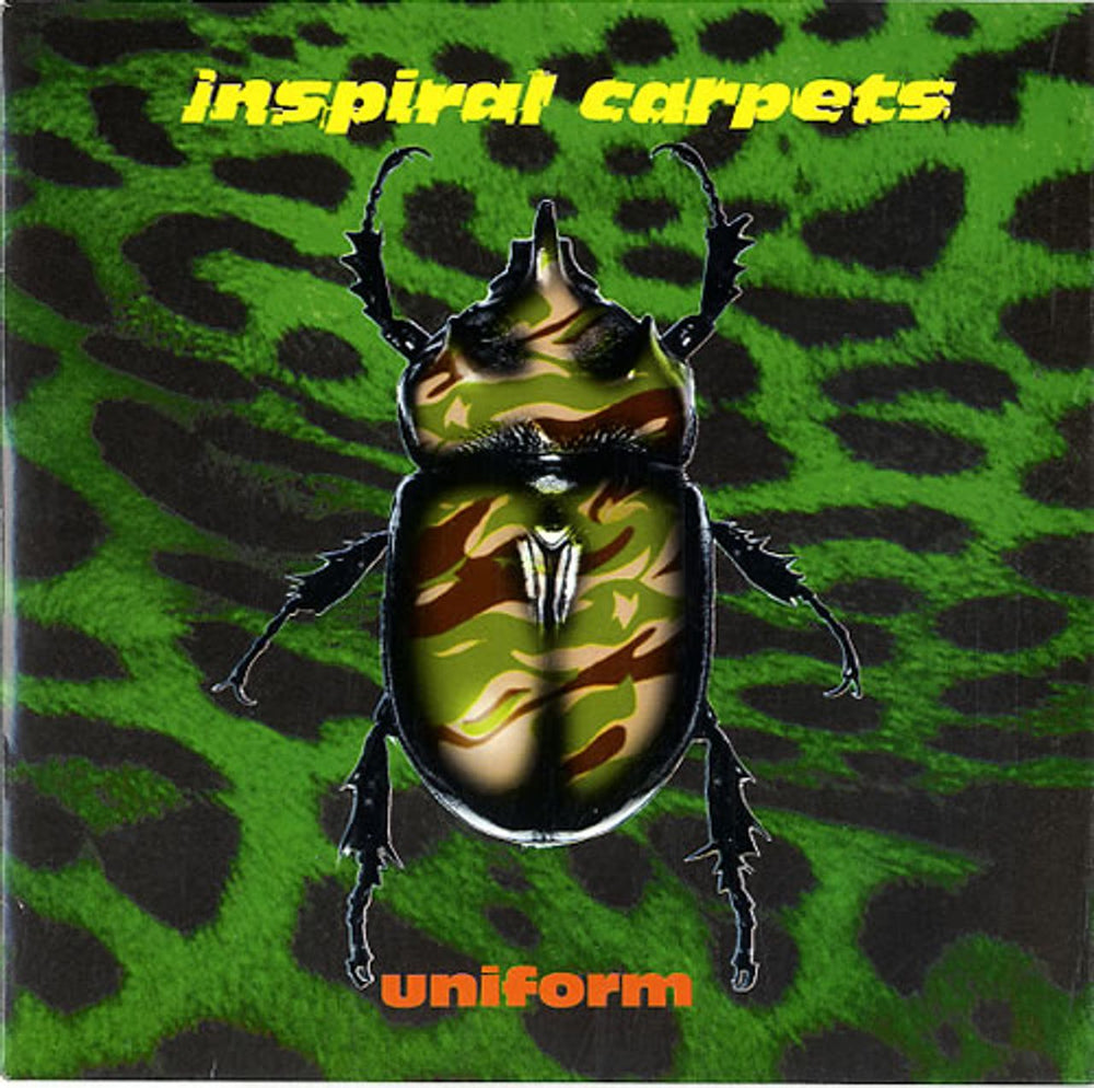 Inspiral Carpets Uniform - Camouflage Sleeve UK 7" vinyl single (7 inch record / 45) INS07UN195722