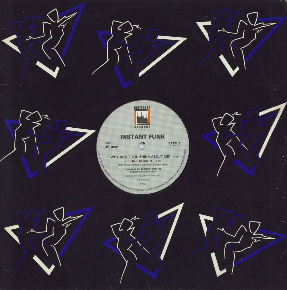 Instant Funk Why Don't You Think About Me UK 12" vinyl single (12 inch record / Maxi-single) BATTL2